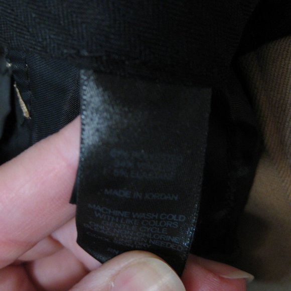 NWT Express tan khaki Columnist dress pants trousers 0 S short - Picture 8 of 9